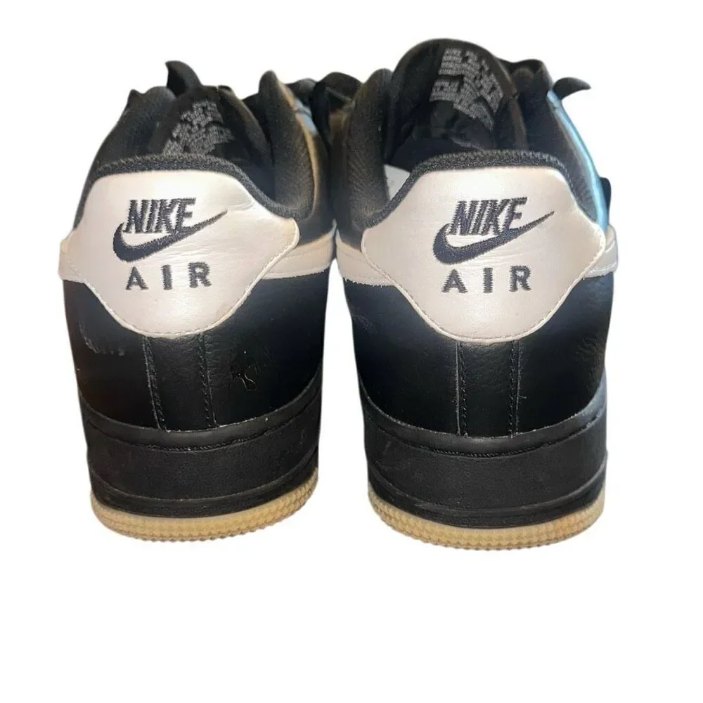 Nike Air Force 1 Low size men’s 10.5 Sneaker Black White gum sole